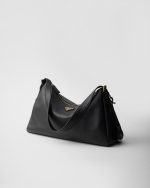 Prada Aimée Large Leather Shoulder Bag - Image 2
